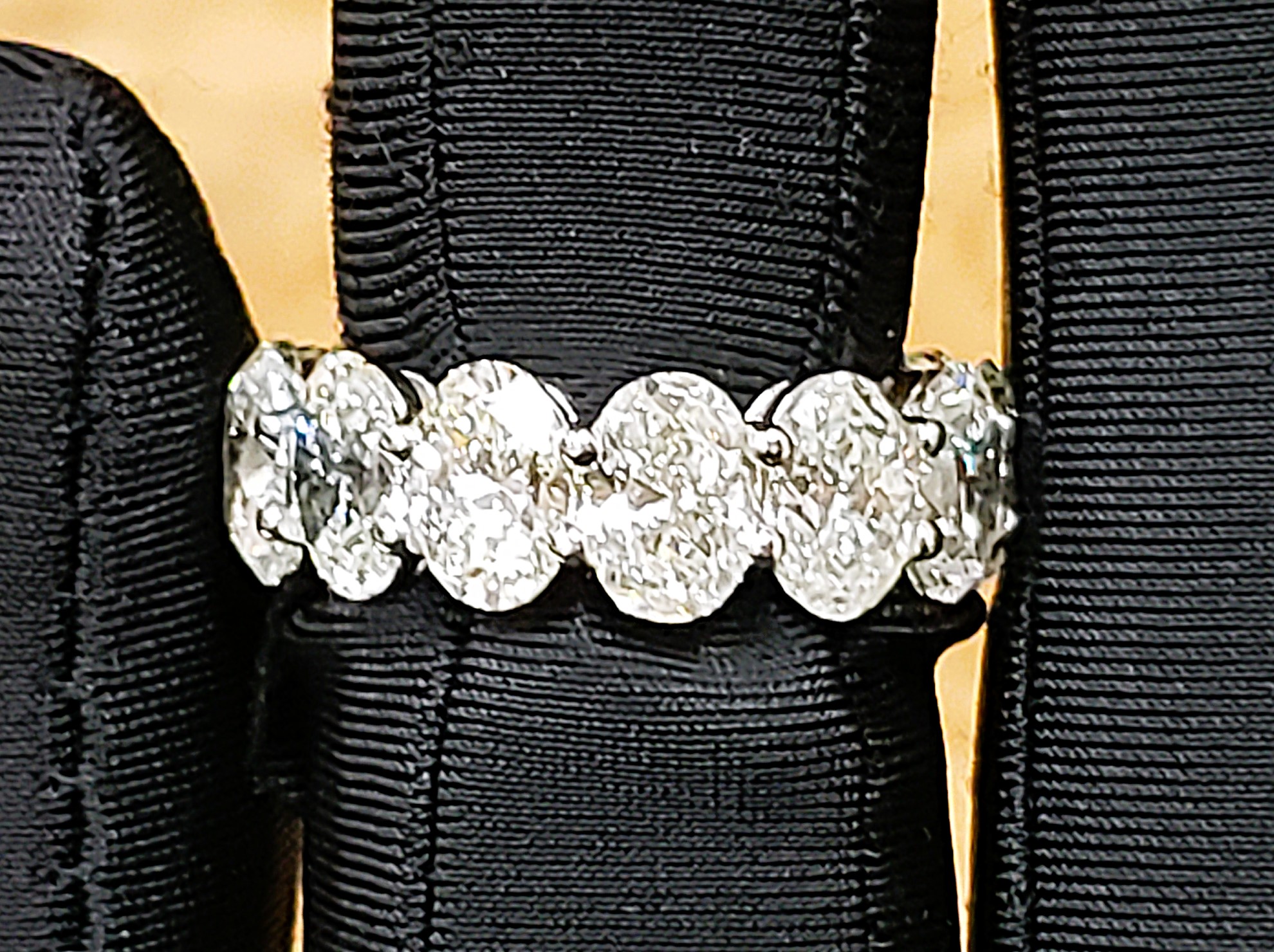 Oval Shape Eternity Band